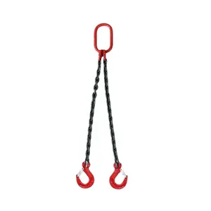 Mengangkat sling tunggal kaki ganda empat kait hoist cincin kait derek hook