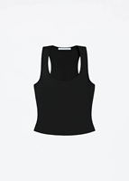Débardeur de sport respirant sans manches à col carré pour femme, design personnalisé, compression, style halter, idéal pour la gym et l'entraînement