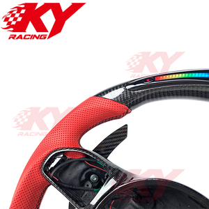 Volant en fibre de carbone LED RPM amélioré pour Mercedes-Benz W205 W204 W213 W219 W222 A45 GLE63 C63 809 GLS E63 S63 GLS AMG GT - Product Image 5