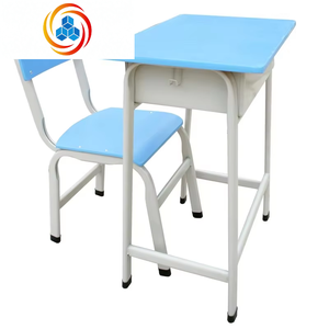 Muebles Escolares Modernos para Aulas y Pasillos, Juego de Mesa y Silla de Metal Resistente para Estudiantes, Venta al Por Mayor - Product Image 5