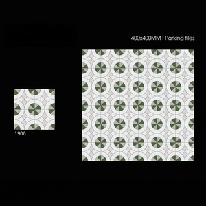 กระเบื้องเซรามิกคุณภาพสูงแบบด้านสำหรับปูพื้นกลางแจ้ง ขนาด 40x40 ซม. 400x400 มม. เหมาะสำหรับทางรถวิ่ง สวน และลานจอดรถ - Product Image 1