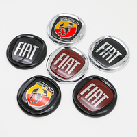 Pour FIAT 600 Panda Pulse Mobi 500X Tipo 1Pc 95mm 120mm 3D ABS Emblème de voiture Badge Logo avant Pare-chocs arrière Coffre arrière Autocollant