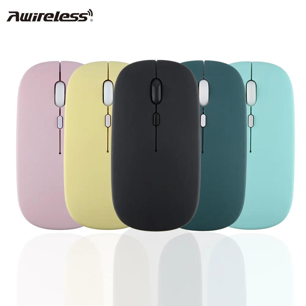 Awireless High Quality Bluetooth Wireless Mouse Pc Laptop Computer Wireless Mouse For Mobile Phone Tablet Notebook Mac