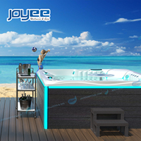 Bain à remous extérieur de luxe de haute qualité de 2,3 m pour 5 personnes, baignoire de massage en acrylique, piscine de nage à contre-courant JOYEE