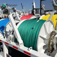 Cuerda de amarre marina de UHMWPE de trenza simple, 6mm/10mm/12 hebras/16mm, certificada ISO/BV/CCS, longitud personalizable, alta resistencia