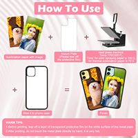 Étui de sublimation personnalisé en aluminium 2D pour iPhone 16 Pro Max S25 Ultra, coque de téléphone portable vierge pour sublimation