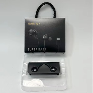 Comfort Fit <b>USB</b>-C Wired In-ear Earphones Type-C Earbuds With Clear Voice <b>Mic</b> For Samsung Note 10 Smartphones - Product Image 6