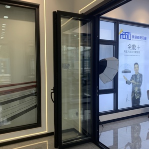 Zeyi Grande valeur <span class=keywords><strong>Accordéon</strong></span> insonorisé Argon-rempli Bifold Porte-Patio Extérieure Smart Bi Portes Pliantes Avec Stores - Product Image 6