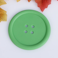 Sous-verre créatif en résine, couleur unie, minimaliste, en silicone souple, isolant thermique, antidérapant, pour tasse à thé, bureau