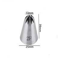 Embouts de pâtisserie pour gâteaux, ensemble professionnel de 2 embouts pour la confection de gâteaux, embouts pour glaçage et crème pour la pâtisserie