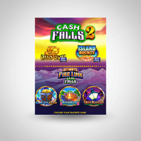 Ultimate Fire Link Cash Falls 2 Multi 5 Permainan dalam Satu Papan HET Permainan Vertikal
