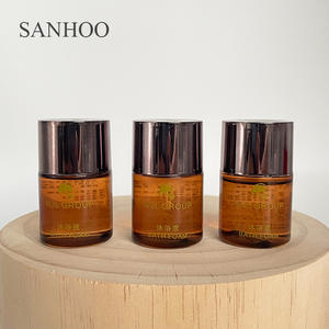 SANHOOO Custom Hotel Guest Commodités Shampooing <span class=keywords><strong>Kit</strong></span> d'hygiène jetable Fournitures 5 étoiles Articles de toilette personnalisés pour hôtels - Product Image 2