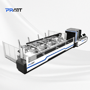 6000 डब्ल्यू पाइप लेजर कटर 3 डी दो चक लेजर ट्यूब कटर गोल आयताकार धातु स्टील पाइप - Product Image 3