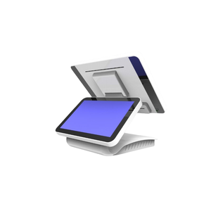 Trung Quốc thực hiện 15.6/15 + 12 inch màn hình cảm ứng kép TPV POS Máy in tất cả một Windows thủ quỹ - Product Image 2