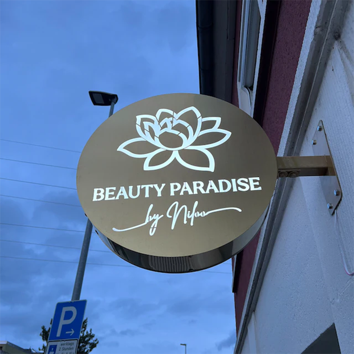 Blade Sign, Double Side Sign, Round Box Store Front Sign, Double Side ...