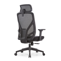 Silla de Oficina Ergonómica Moderna con Respaldo Alto y Malla, Reposacabezas Ajustable, Diseño Personalizado OEM, Silla Giratoria Ejecutiva para Computadora