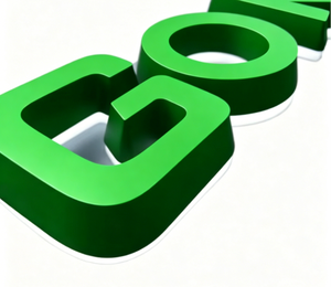 Letras de Canal LED 3D Personalizadas, Letrero Luminoso para Señalización de Propiedades Inmobiliarias - Product Image 1