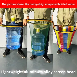 Rete da Pesca Pieghevole in Lega di Alluminio Intrecciata a Mano, Ultra-leggera, Anti-ripiegamento, Potente, per la Pesca a Lancio - Prezzo all'Ingrosso - Product Image 2