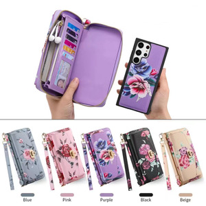 Custodia di Lusso Multifunzione in Pelle PU con Cerniera <span class=keywords><strong>per</strong></span> <span class=keywords><strong>iPhone</strong></span> X XS Max 7 8 Plus <span class=keywords><strong>11</strong></span> 12 13 14 15 16 17 Plus Pro Max - Product Image 1
