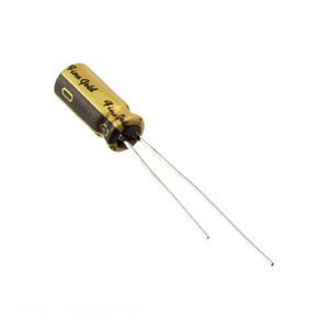 Condensateur original UFG1C330MDM1TA à travers trou, en aluminium, 33 µF, 20 %, 16 V, radial TH, 33 µF - Product Image 1