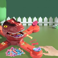 4 joueurs parent-enfant tête de dinosaure interactive dinosaure affamé manger des os jeu d'éjection jouets