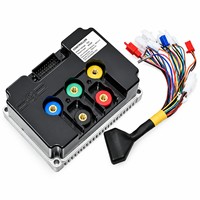 Kit de conversion de moto électrique avec moteur central sans balais à aimant permanent PMSM 72V 4000W et contrôleur à écran LCD