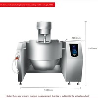 Mesin Masak Otomatis Kapasitas Besar Efisiensi Tinggi Mewah Berbahan Baja Anti Karat Semikron 100-600L untuk Restoran Kantin