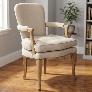 Chaises de salle à manger en bois massif de style français traditionnel rustique antique en provenance d'Indonésie Meubles pour la maison Nisa Furniture - Product Image 3