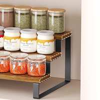 Organisateur d'épices en gros, Étagère de rangement pour comptoir de cuisine, Support de rangement pour assaisonnements sur comptoir pour cuisine