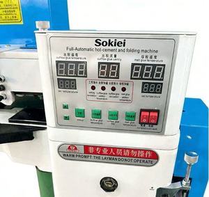 Máquina de Coser Industrial Sokiei 653 con Encolado Automático y Plegado en Caliente para Suelas Laterales de Zapatos, 800 Pares/8 Horas - Product Image 4