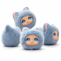 Jouet en peluche intelligent AI avec yeux lumineux et fonction vocale 4G ESIM, rembourrage en coton PP, 7,5 cm, unisexe, pour enfants de 5 à 7 ans, cadeau