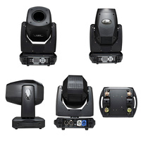 US Warehouse 6 Facet Prism Gobo BSW 160W LED Beam Spot Wash Cabezal móvil para luces de escenario profesionales