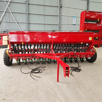 Grande Semoir de Précision Multifonctionnel pour Blé, Luzerne, Avoine et Légumes, Tracté par Tracteur Agricole, avec Boîte de Vitesses