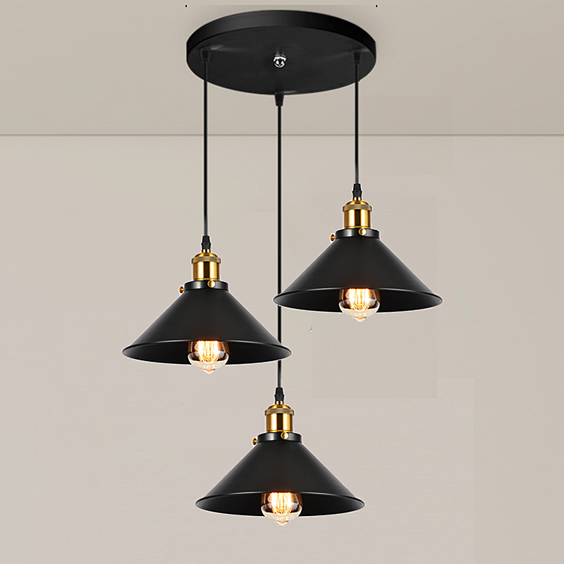 Retro Industriële Stijl Metalen Plafondlamp HL253 | Plafondlamp