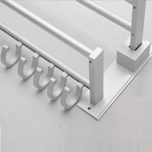 Toallero Plegable de Doble Capa Yao Peng con 2 Barras, Organizador de Baño con Ganchos Colgantes para Toallas y Accesorios de Baño, Licenciado - Product Image 2