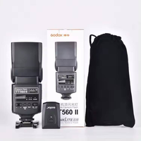 Flashs pour appareil photo Godox TT560II TT560 II GN38 Mini avec transmission sans fil intégrée pour tous les appareils photo reflex numériques avec sac de flash noir