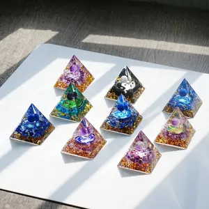 Pyramide en cristal de Quartz clair générateur d'énergie pyramide en cristal de guérison pour la Protection Quartz naturel pour Chakra Reiki décor à la maison