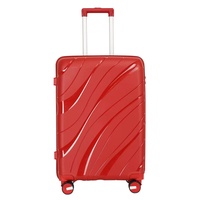 Valise de cabine portable de luxe de 20 pouces, légère et au style moderne, pour l'aéroport et les voyages