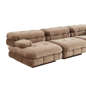 Stile moderno comodo Coud divano <span class=keywords><strong>soggiorno</strong></span> mobili modulari imbottiti in velluto divano <span class=keywords><strong>componibile</strong></span> in tessuto - Product Image 6