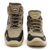 Issa Nouvelle Conception PU Sécurité Bottes de Travail Chaussures de Travail En Cuir Véritable Orteil En Acier