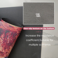 Tapis de yoga en PU phosphorescent, marqueurs d'alignement, matériau non toxique, tapis de yoga de nuit, étiquette personnalisée préférée