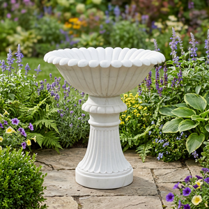 Vase décoratif unique de jardinière en marbre sculpté à la main de haute qualité pour intérieurs et extérieurs de luxe beau design - Product Image 3