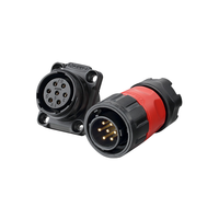 Conector de Cable Magnético Circular Impermeable IP67 Cnlinko YM20 de 7 Pines, Macho y Hembra, con Contactos de Cobre, Venta al Por Mayor