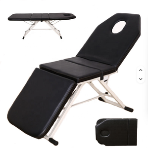 เตียงเสริมความงามปรับระดับได้ เตียงนวดสปา เก้าอี้สักลาย - Product Image 1