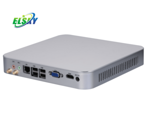 มินิพีซีอุตสาหกรรม ELSKY รุ่น HD4003 ซีรีส์ J1900 ซีพียู Intel Celeron/Pentium แรม 8GB DDR3 ฮาร์ดดิสก์ SSD 1TB MSATA รองรับ VGA HDMI แสดงผลได้สองจอ - Product Image 2