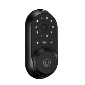 Khóa cửa thông minh vân tay kỹ thuật số không dây WIFI Tuya mới nhất <span class=keywords><strong>2025</strong></span>, an toàn cao, mở khóa thông minh bằng ứng dụng, dành cho cửa gỗ, có khe cắm thẻ nhớ - Product Image 3