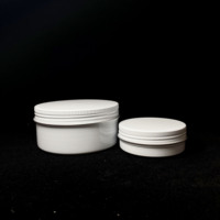 Latas de Aluminio Metálicas Modelo KX de 20 ml, D39*H20 mm, Recipientes Redondos Recargables con Tapa y Brocha para Bálsamo Labial, Crema Cosmética