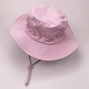 Venta al por mayor al aire libre transpirable Rosa sombrero de pesca sombreros de cubo protección UV sombreros de sol flotantes - Product Image 2