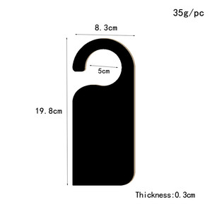 Panneaux décoratifs en bois noir, panneaux artisanaux pour porte de chambre d'hôtel, 30 pièces - Product Image 6