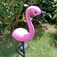 Lampes solaires de jardin à prix compétitif Lampes de voie basse tension avec énergie solaire Lampes de flamant rose à énergie solaire pour l'extérieur